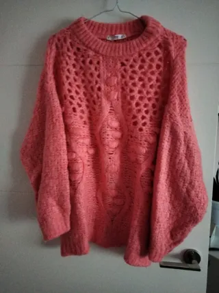 Jersey Mango Lana Talla S  Rosa.