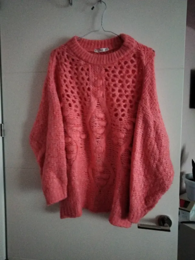 Jersey Mango Lana Talla S  Rosa.