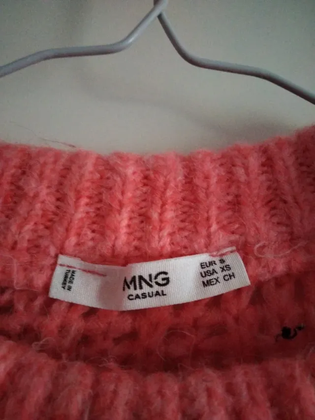 Jersey Mango Lana Talla S  Rosa.