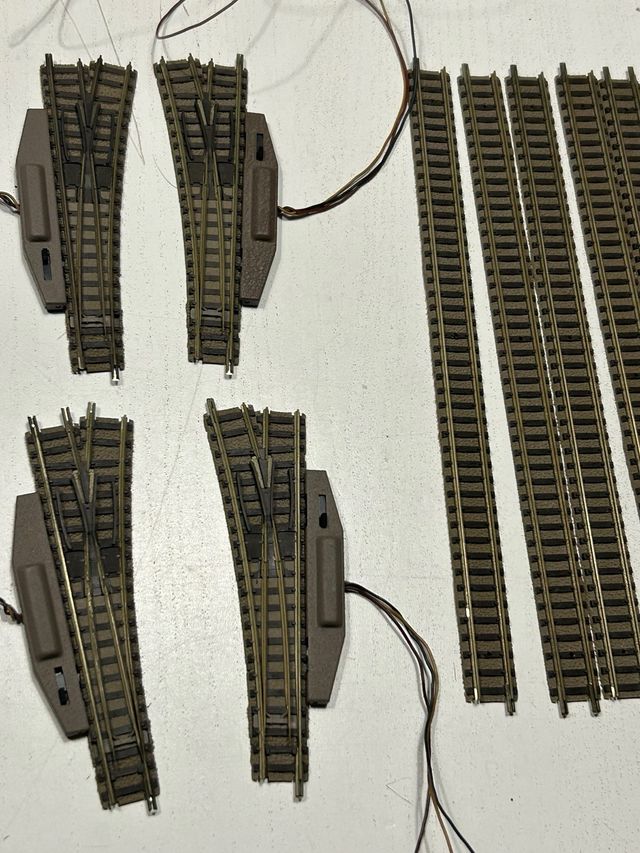 Fleischmann 4 desvíos + vías esc N