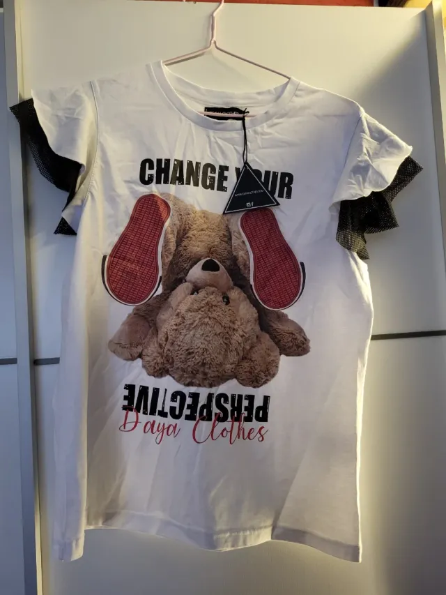 Camiseta D'aya Clothes Oso Change Your Perspective