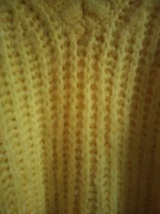 Jersey Mango Lana Amarillo Talla S