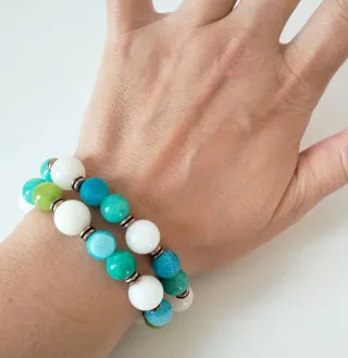 Coppia di Bracciali Pietre Naturali