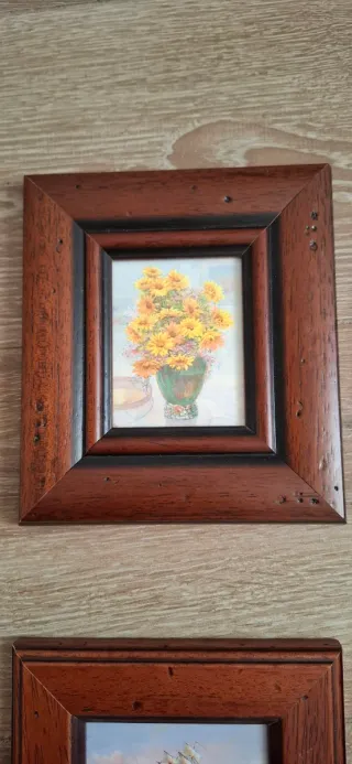 Set 4 quadretti legno