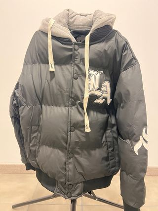 Chaqueta Los Angeles Negra y Blanca