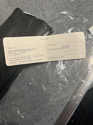 Guantes de piel forrados con pelo talla nueve