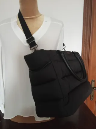 Borsa Woolrich imbottita nera