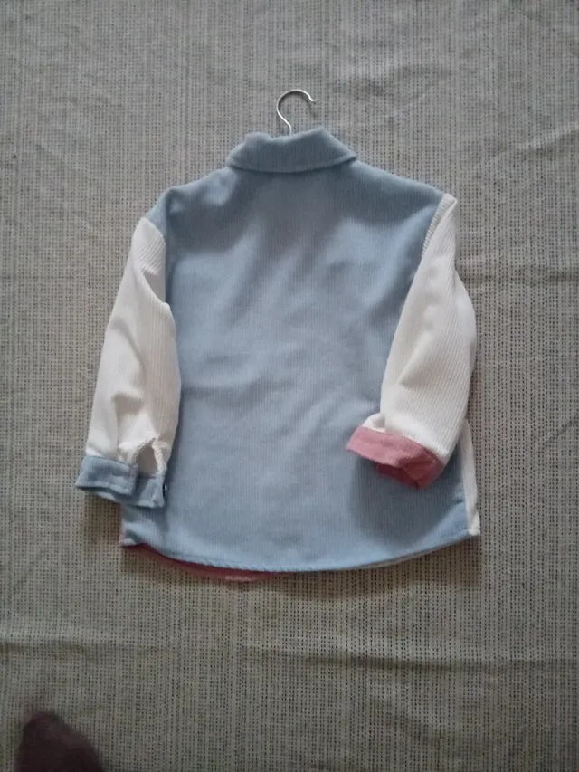 Camisa pana niña patchwork,talla 5