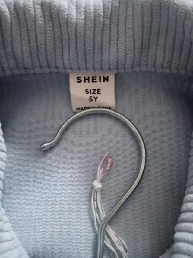 Camisa pana niña patchwork,talla 5