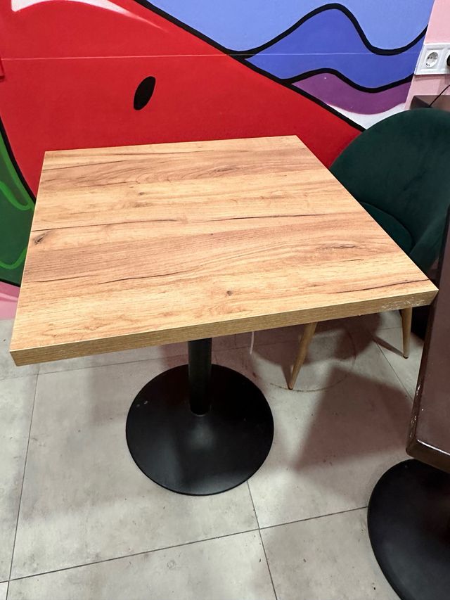 10 Mesas de cafeteria, bar, restaurante 60x60 cm