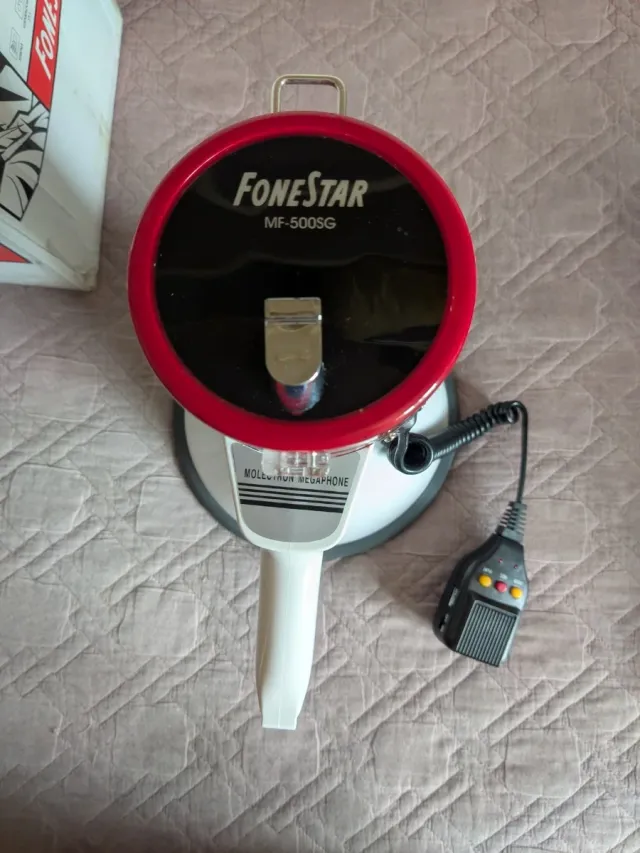 Megáfono Fonestar MF-500SG con Sirena y Grabadora