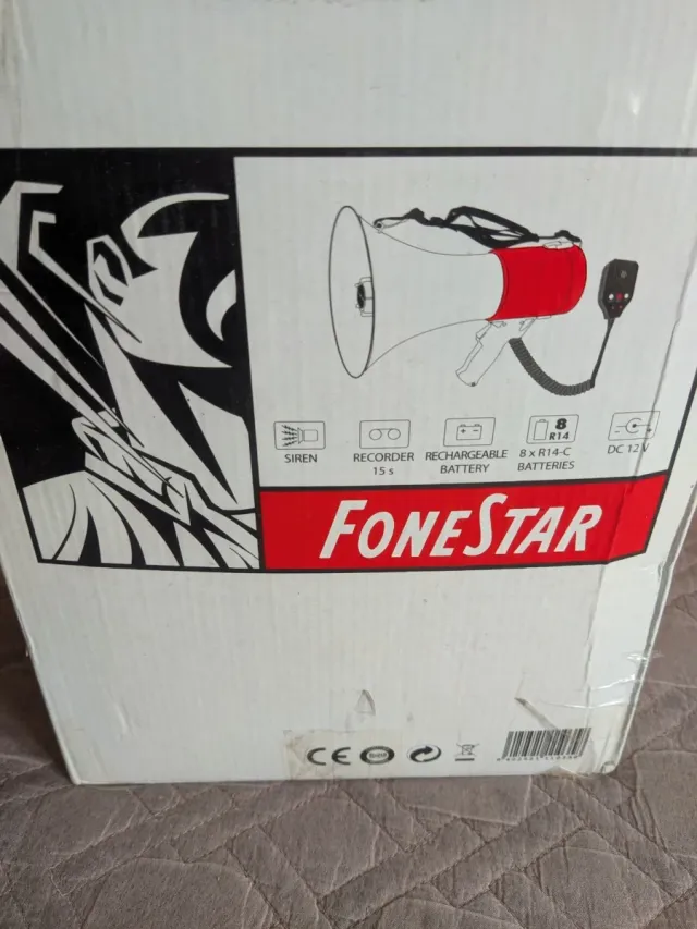 Megáfono Fonestar MF-500SG con Sirena y Grabadora
