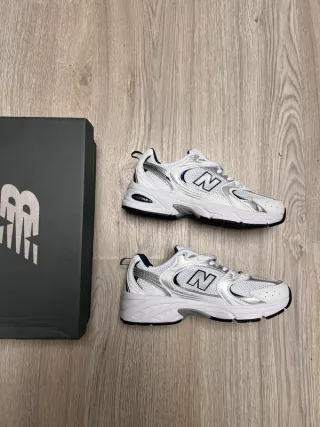 New Bálance 530 White Silver Navy talla 37