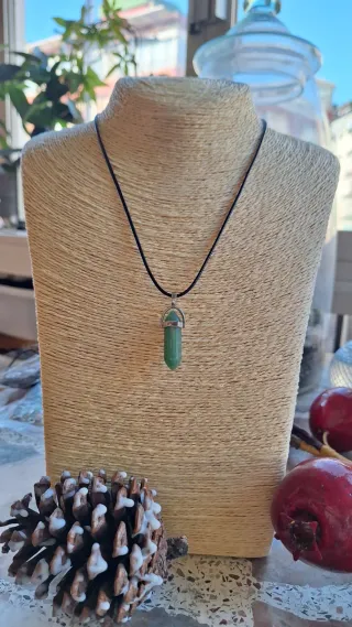 Colgante Punta Aventurina Verde