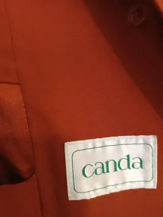 Cappotto Canda Rosso Mattone Taglia 48