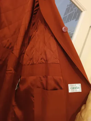 Cappotto Canda Rosso Mattone Taglia 48