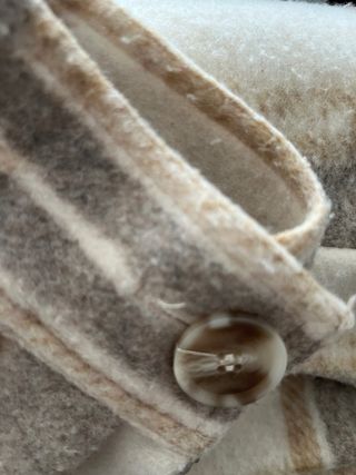 Chaqueta de cuadros oversize