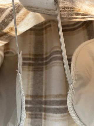 Chaqueta de cuadros oversize