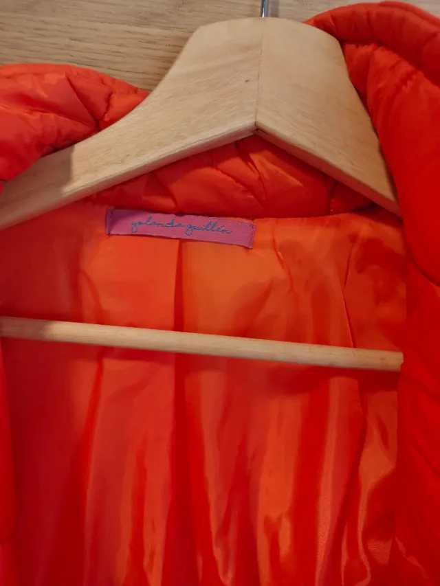 Abrigo largo acolchado