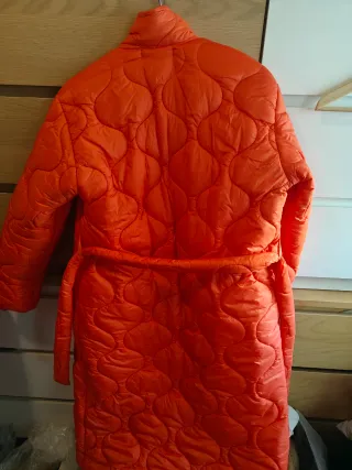 Abrigo largo acolchado