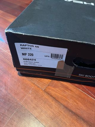 Botas Esquí Infantil Head Raptor 60 talla 22 265mm