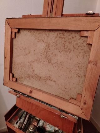 Dipinto Olio su Tela Paesaggio Marino