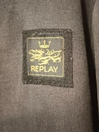 Sudadera Replay Negra Talla XXL