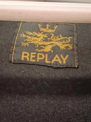 Sudadera Replay Negra Talla XXL
