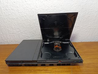 PS2 Slim Negra SCPH-75004 Completa