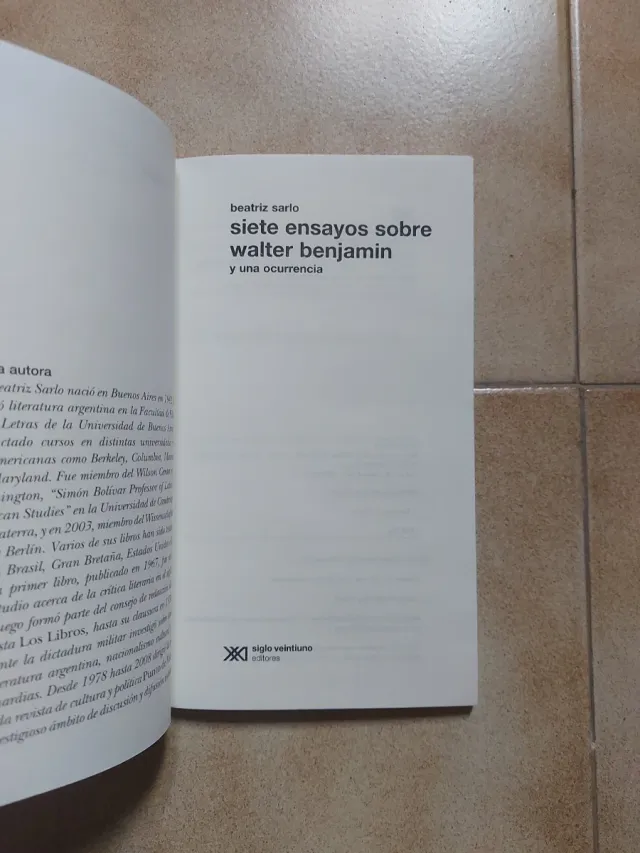 Siete ensayos sobre Walter Benjamin (Spanish Ed...