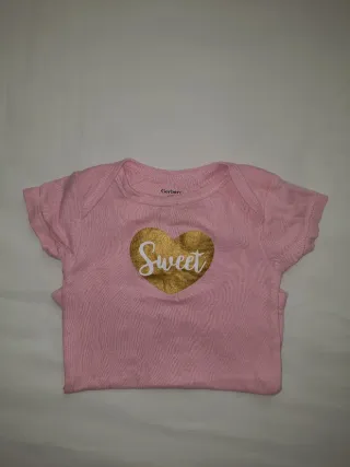 Lote 5 bodys bebé niña