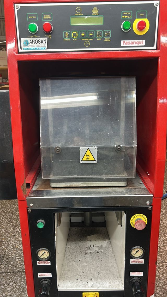 Máquina Prensadora Doble Membrana Calzado