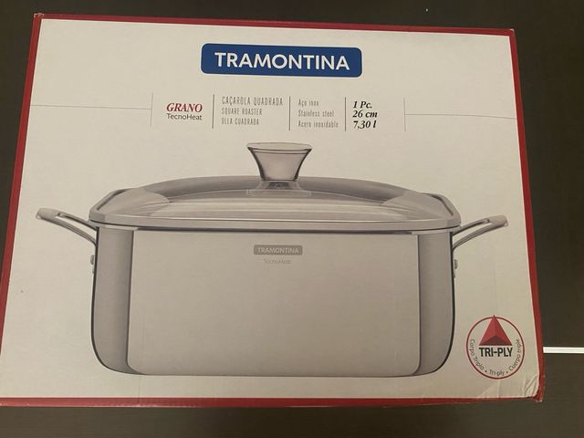 Olla Tramontina 26 cm Acero Inoxidable