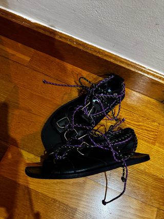 Sandalias Bimba y Lola Piel Negra