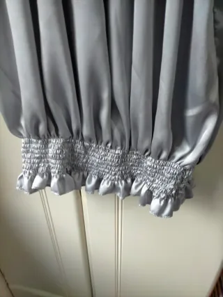 Camisa  elegante plata mujer