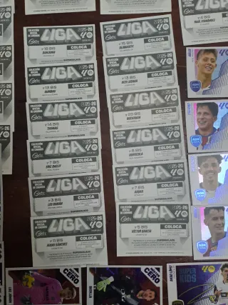Lote de cromos de la Liga