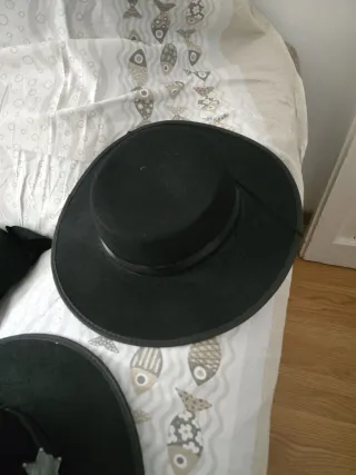 Sombrero negro disfraz, sombrero de graduación.