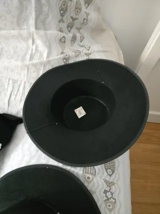 Sombrero negro disfraz, sombrero de graduación.