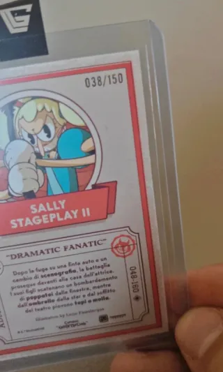 Cuphead - Sally Stageplay II Carta Numerata a 150