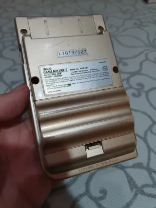 Nintendo Game Boy Light Dorada