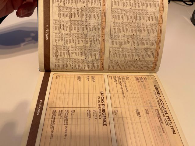 Agenda Chevignon Westerns 1993/1994