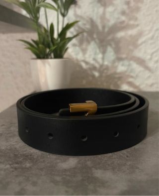 Cinturón Zadig & Voltaire Dorado Negro