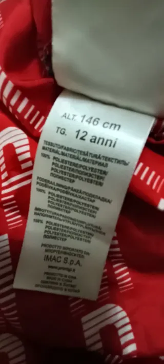Giubbotto invernale bambino 12 anni