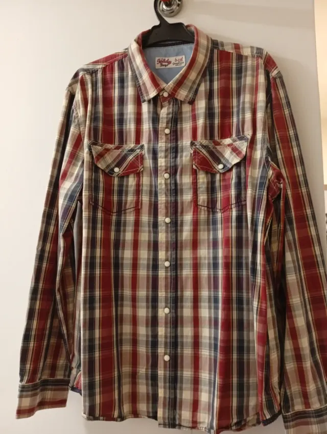 Camisa cuadros Green Coast