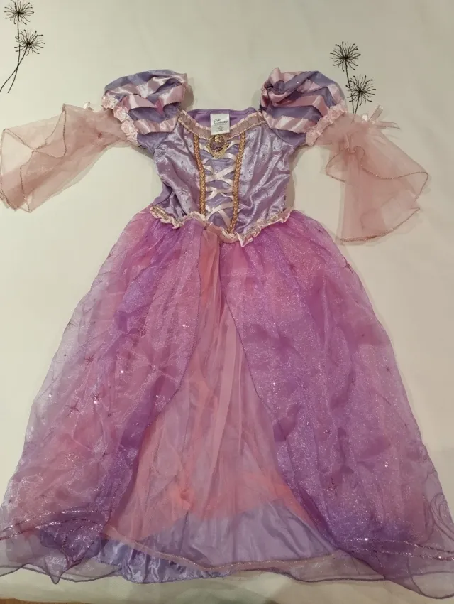 Disfraz Princesa Morado y Rosa. Talla 5/6