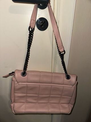 Borsa rosa trapuntata con stella
