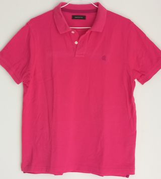 Polo Lacoste Rayas. Easy Blue, Cortefiel. Slim Fit