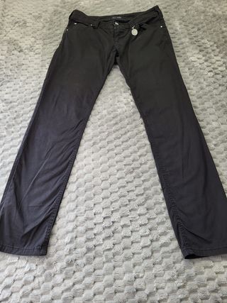 Pantalones Armani Jeans Talla 28 Gris Oscuro