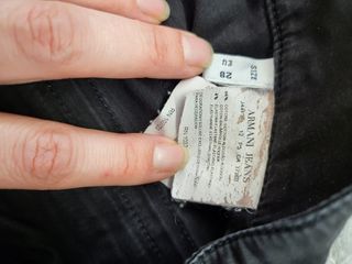 Pantalones Armani Jeans Talla 28 Gris Oscuro