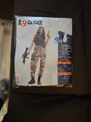 Disfraz Soldado Combate Mujer Talla S